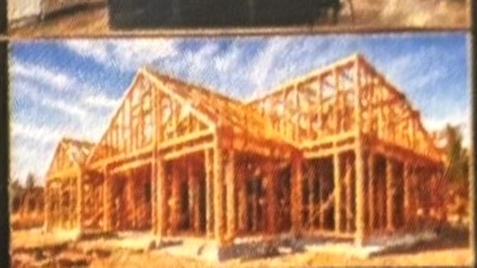 New custom home under construction